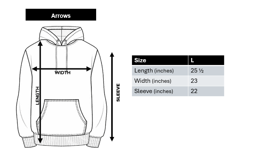 Arrows hoodie