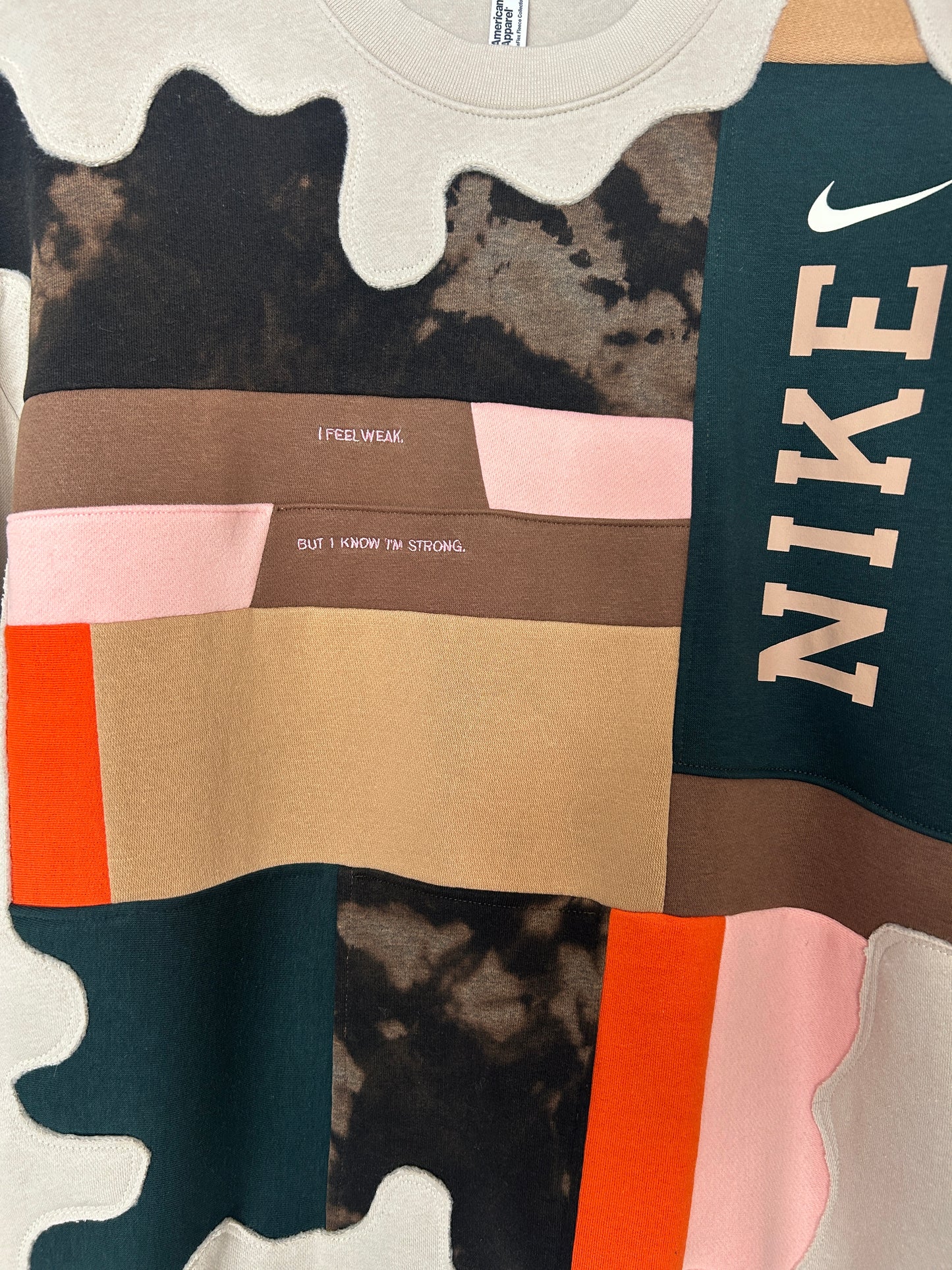 Reworked Nike sweatshirt