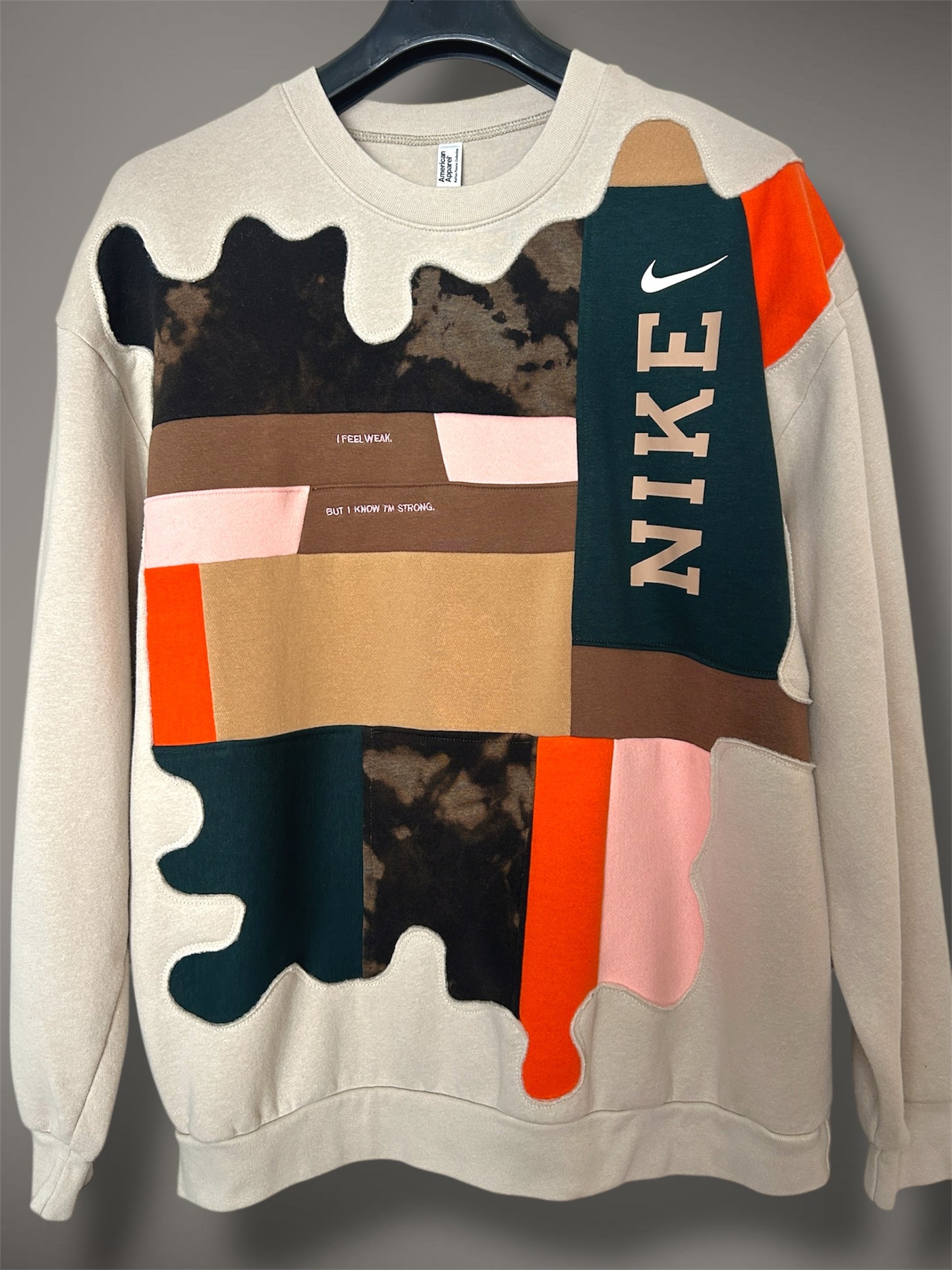 Reworked Nike sweatshirt