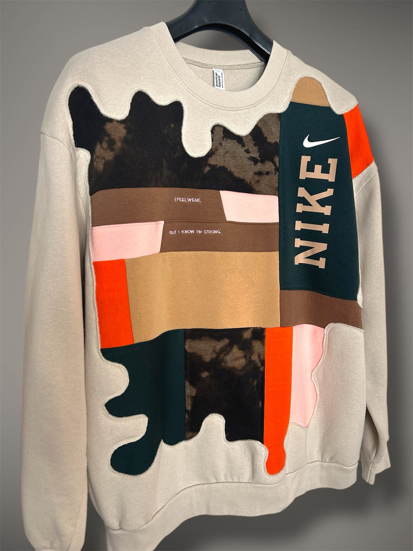 Reworked Nike sweatshirt